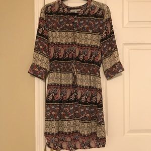 Petite fun pattern dress
